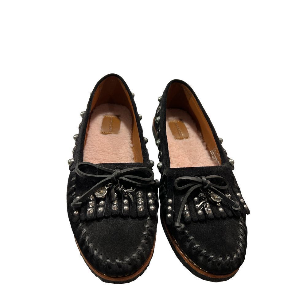 Women Black Moccasins by Coach